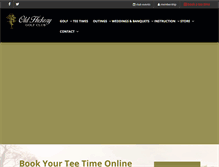 Tablet Screenshot of golfoldhickory.com